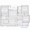 3 Bed, 2 Bath - 1543 SF